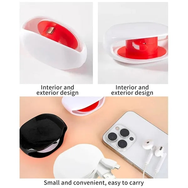 Tangle-Free Firm Cable Winder for Earphones and Chargers
