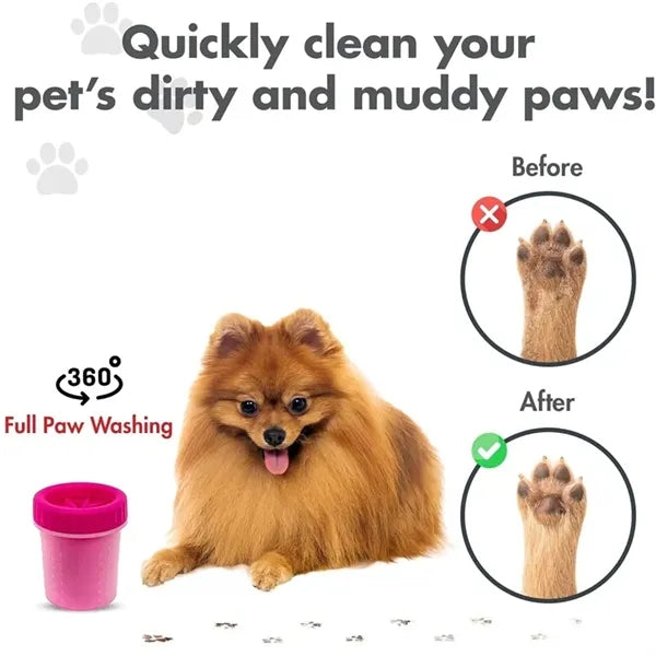 Dog Paw Cleaner Dog Accessories and Pet Supplies Small Size