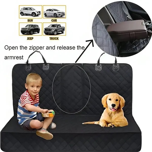 Dog Car Seat Cover for Back Seat Pet Cover for Dogs