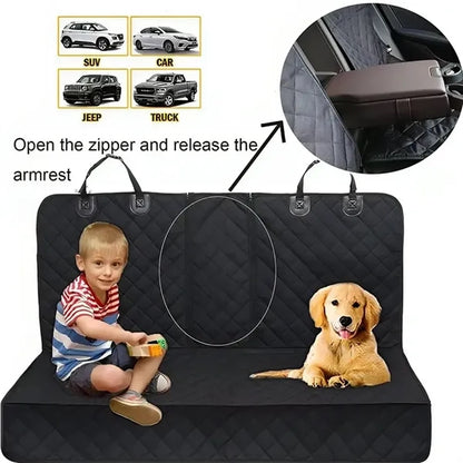 Dog Car Seat Cover for Back Seat Pet Cover for Dogs
