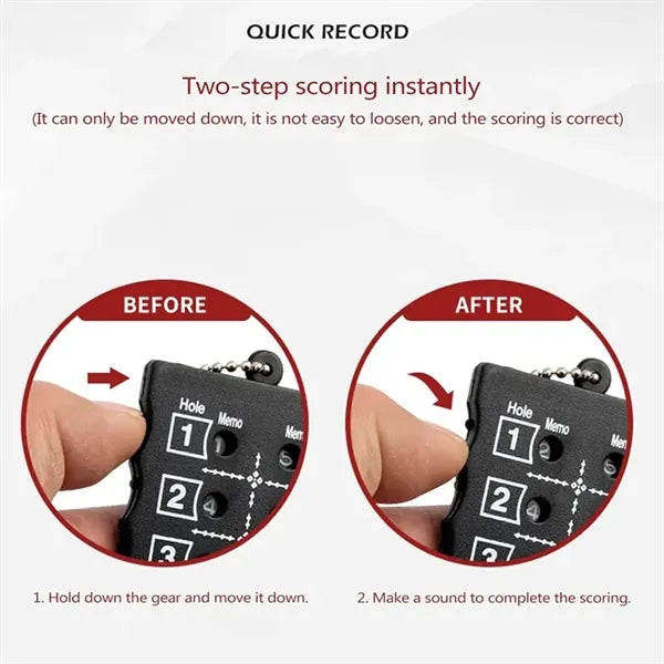 18 Hole Score Counter Stroke Counter Scoreboard Accessory