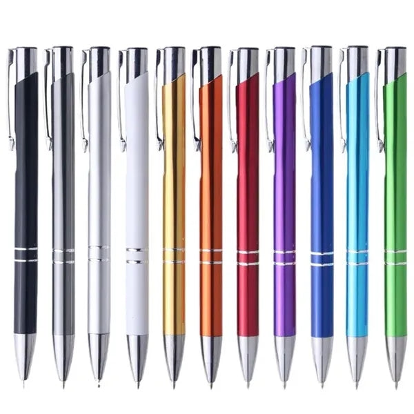 Push Type Aluminum Bar Ballpoint Pen