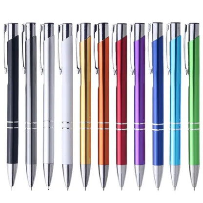 Push Type Aluminum Bar Ballpoint Pen