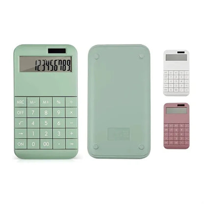 12-Digit LCD Auto-Off Solar Battery Dual-Power Calculator