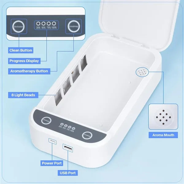 Multifunctional Wireless Charging All-round UV Sterilizer Bo