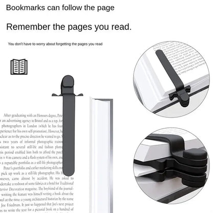 Soft Silicone Anti-Slip Cat-Head Shaped Magnetic Bookmarks