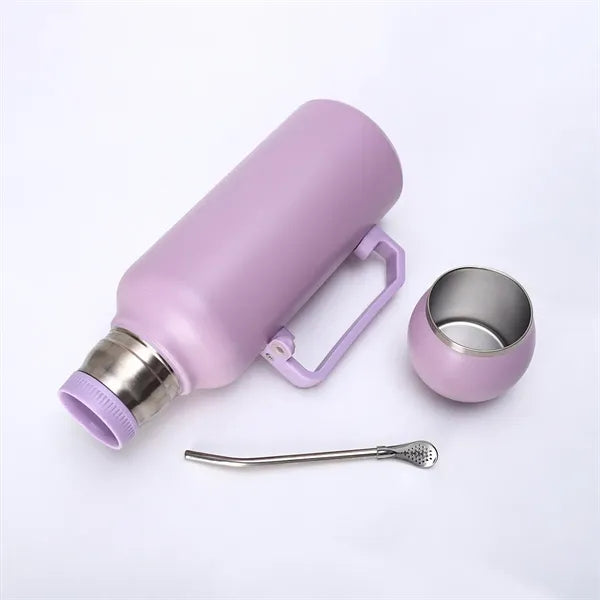 40oz Leakproof Insulated Stainless Steel Cup with Straw