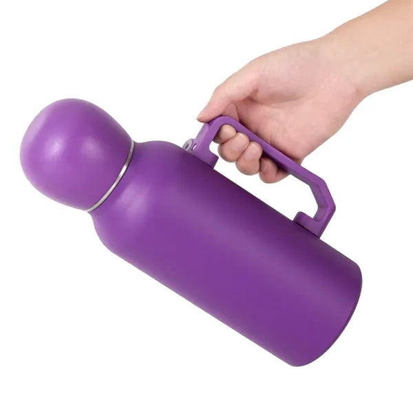 40oz Leakproof Insulated Stainless Steel Cup with Straw