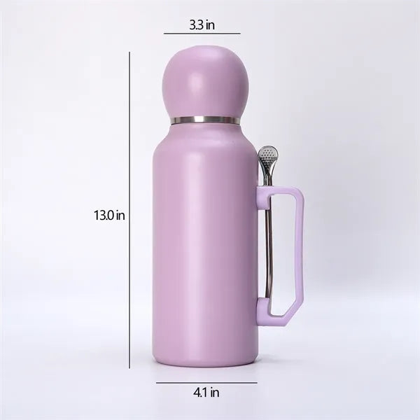 40oz Leakproof Insulated Stainless Steel Cup with Straw