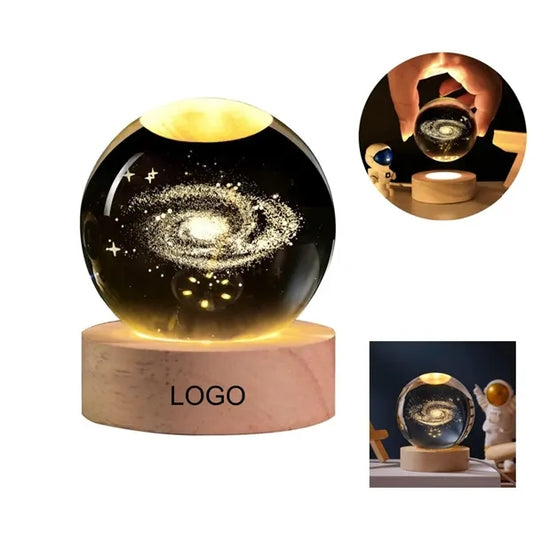 3D Crystal Galaxy Ball