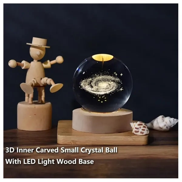 3D Crystal Galaxy Ball