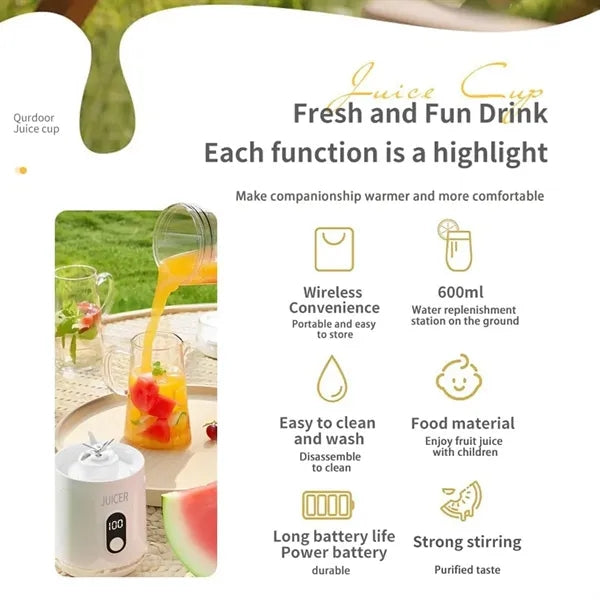 20oz Portable Blending Technology Wireless Juicer Cup