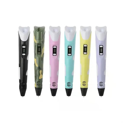 LED Display Safe Creative Doodling Kids 3D Printing Pen