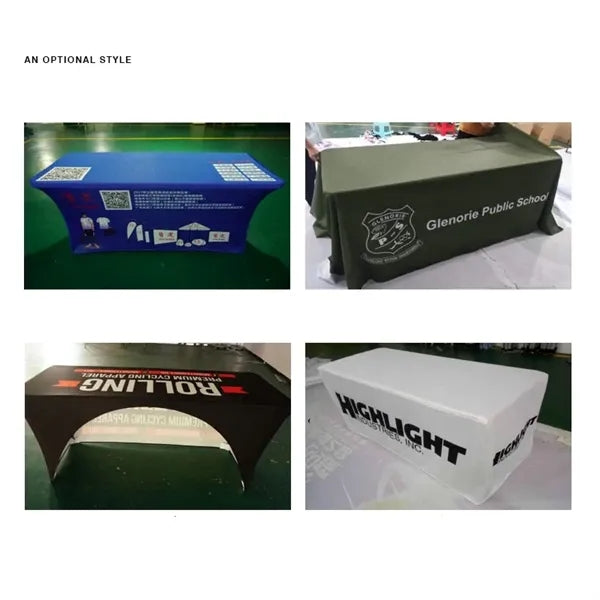 Full Color Stretch Cloth Fitted Table Covers Tablecloth