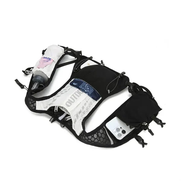 Breathable Reflective Multi-Pocket Hydration Running Vest