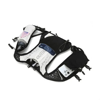 Breathable Reflective Multi-Pocket Hydration Running Vest