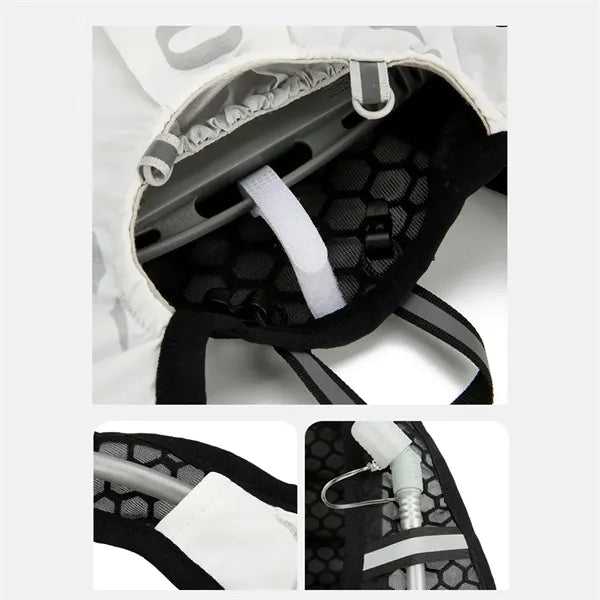 Breathable Reflective Multi-Pocket Hydration Running Vest