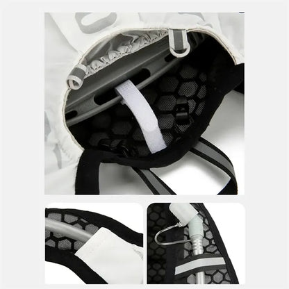 Breathable Reflective Multi-Pocket Hydration Running Vest