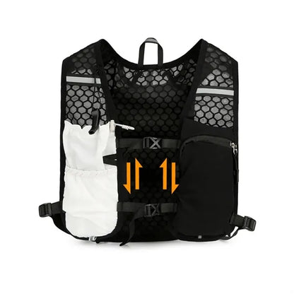 Breathable Reflective Multi-Pocket Hydration Running Vest
