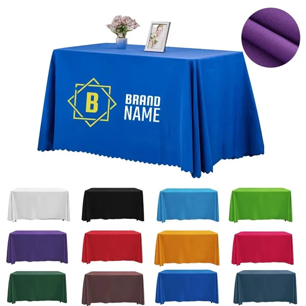 6 Foot Stretch Table Cover Full Color Dye Sublimation