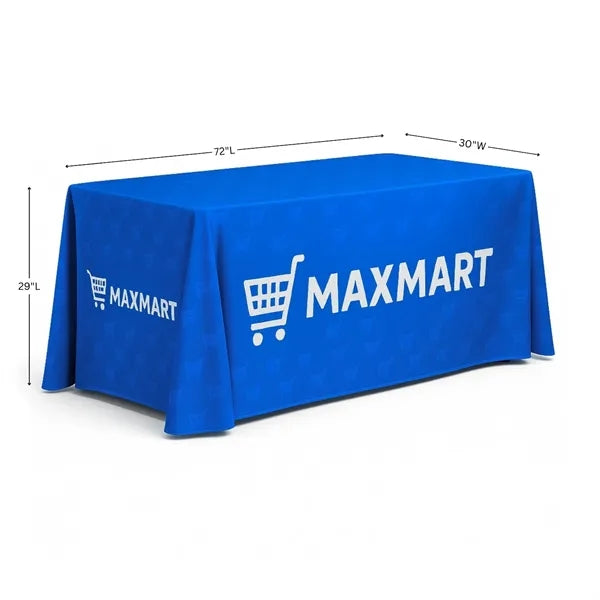 6 Foot Stretch Table Cover Full Color Dye Sublimation