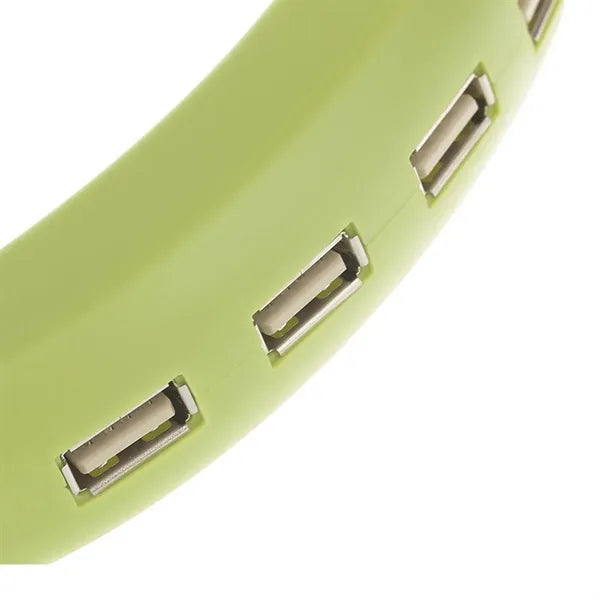 4-in-1 Compact High Speed Banana-Shaped USB Hub for Laptops