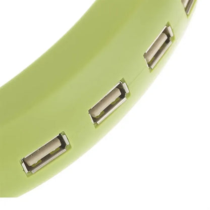 4-in-1 Compact High Speed Banana-Shaped USB Hub for Laptops