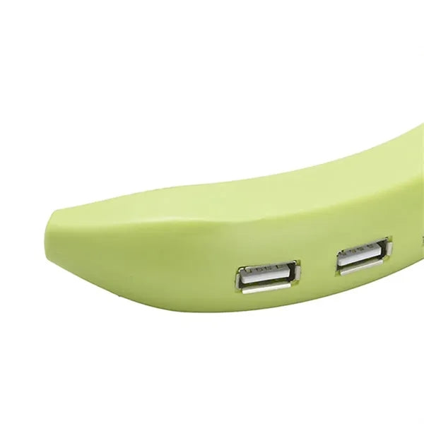 4-in-1 Compact High Speed Banana-Shaped USB Hub for Laptops