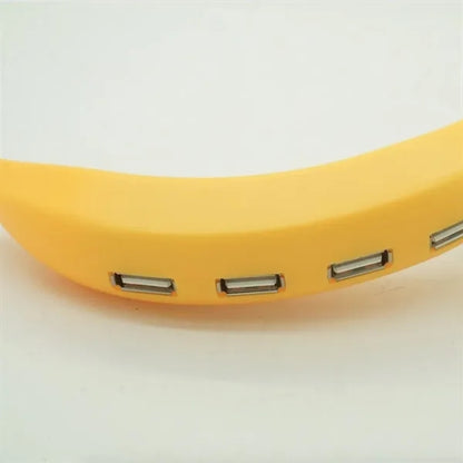 4-in-1 Compact High Speed Banana-Shaped USB Hub for Laptops