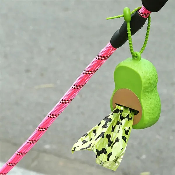 Biodegradable One-Handed Tear Avocado Poop Bag Dispenser