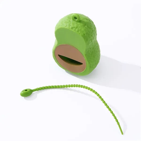 Biodegradable One-Handed Tear Avocado Poop Bag Dispenser