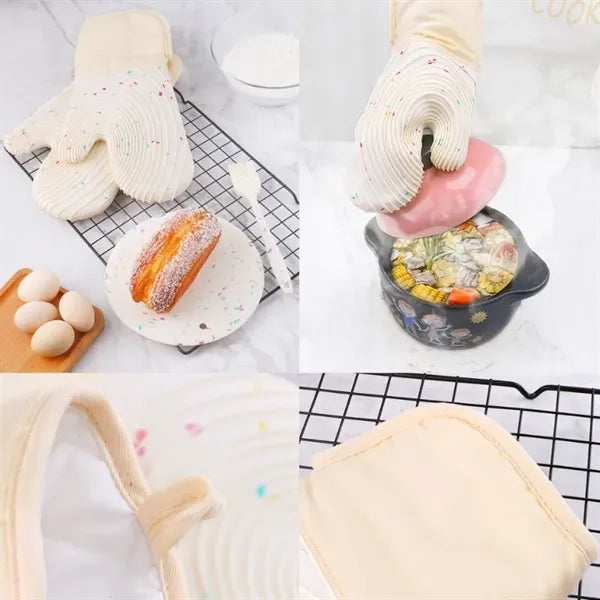 Resistant Silicone Oven Mitts