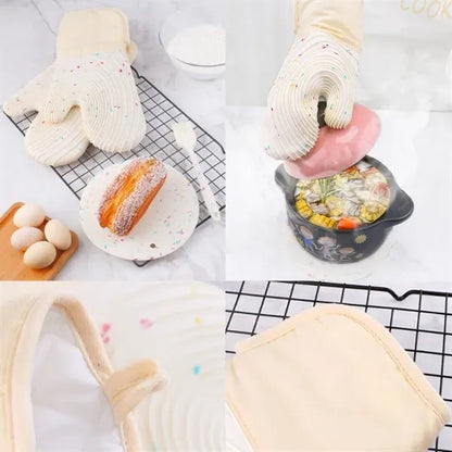 Resistant Silicone Oven Mitts