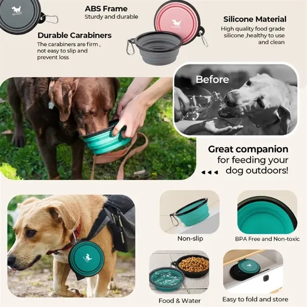 Portable Collapsible Pet Feeder