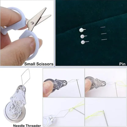 Mini Portable 6-Color Thread Needles Repairs Sewing Kit
