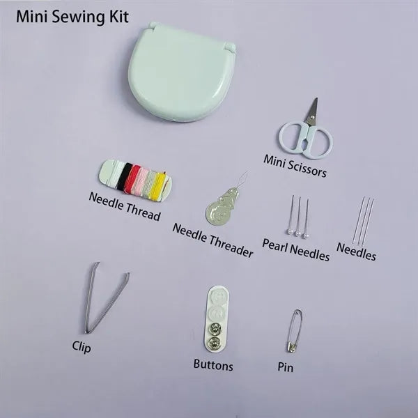 Mini Portable 6-Color Thread Needles Repairs Sewing Kit