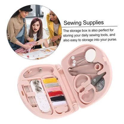 Mini Portable 6-Color Thread Needles Repairs Sewing Kit