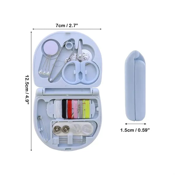 Mini Portable 6-Color Thread Needles Repairs Sewing Kit
