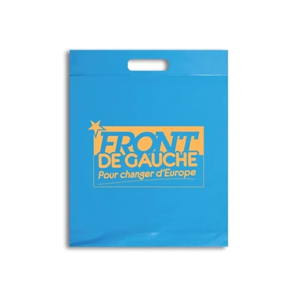 Die Cut Fold Over Reinforced Plastic Bag