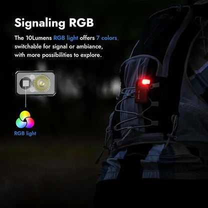 Dual Light Modes Rechargeable Waterproof Magnetic Flashlight
