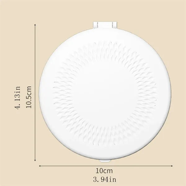 Portable Folding Compact Pocket Mirror With Touch Dimming