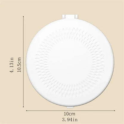 Portable Folding Compact Pocket Mirror With Touch Dimming