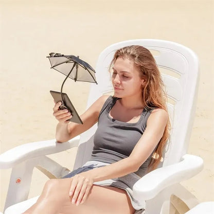 Adjustable Shade Phone Umbrella with Magnetic Ring