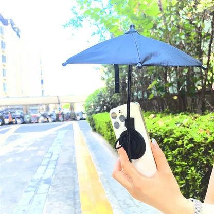 Adjustable Shade Phone Umbrella with Magnetic Ring