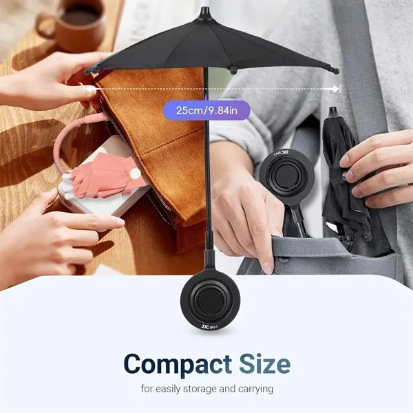 Adjustable Shade Phone Umbrella with Magnetic Ring