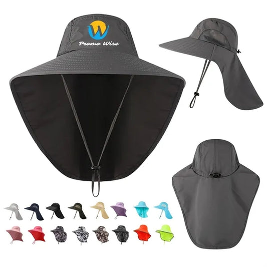 UV Protection Breathable Mesh Adjustable Fit UPF50+ Sun Hat