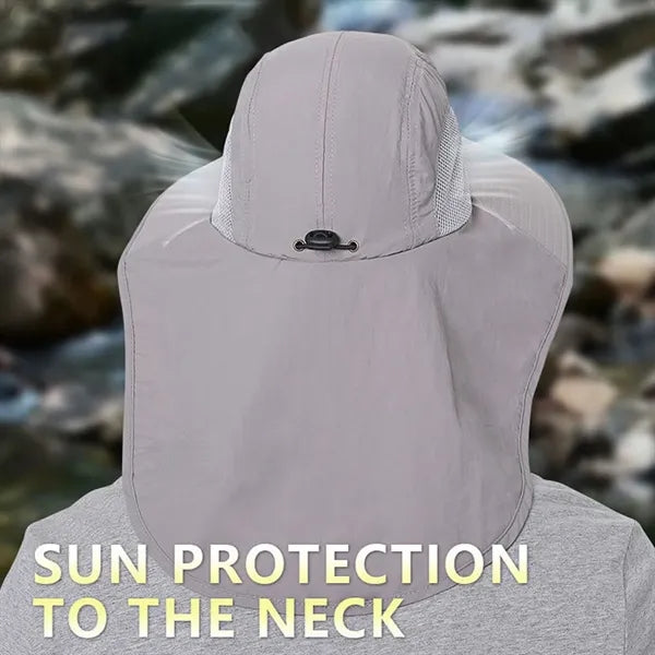 UV Protection Breathable Mesh Adjustable Fit UPF50+ Sun Hat