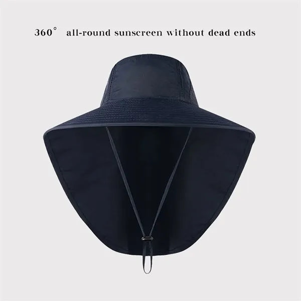 UV Protection Breathable Mesh Adjustable Fit UPF50+ Sun Hat