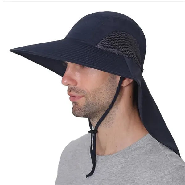 UV Protection Breathable Mesh Adjustable Fit UPF50+ Sun Hat