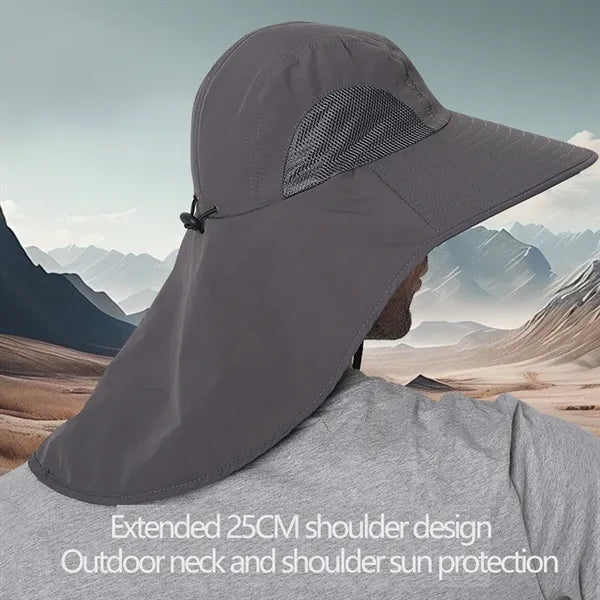 UV Protection Breathable Mesh Adjustable Fit UPF50+ Sun Hat
